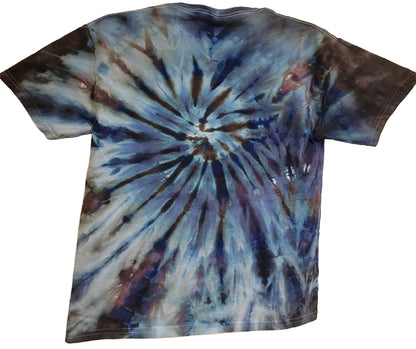 Large Midnight Aurora Tie-Dye T-Shirt