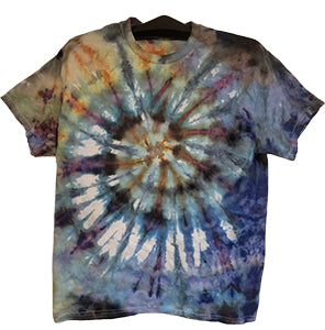 Large Aurora Bloom Tie-Dye T-Shirt