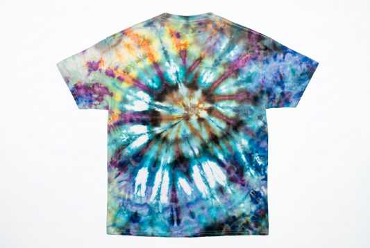 Large Arctic Bloom Tie-Dye T-Shirt